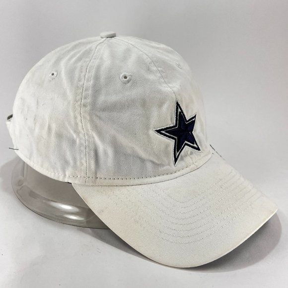 Dallas Cowboys NFL Strap Back Cap Hat Reebok Navy White Football Adult Mens - Picture 6 of 16